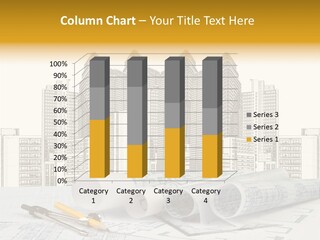 Draw Writing Instrument Estate PowerPoint Template