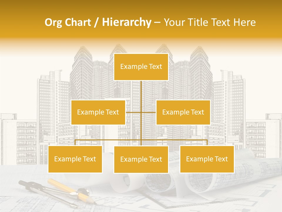 Draw Writing Instrument Estate PowerPoint Template