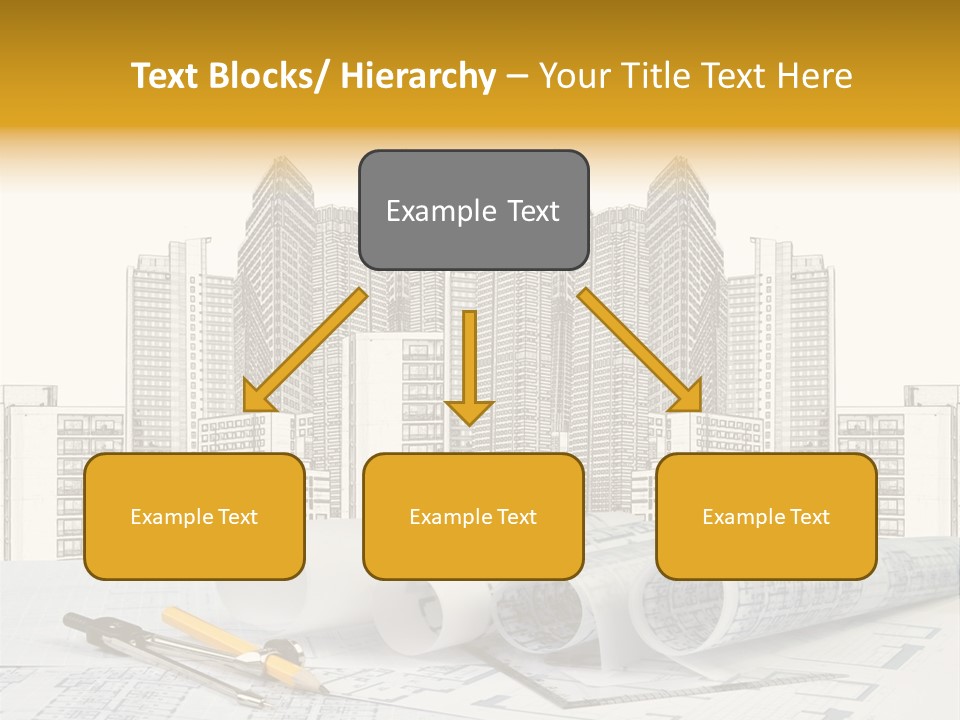 Draw Writing Instrument Estate PowerPoint Template