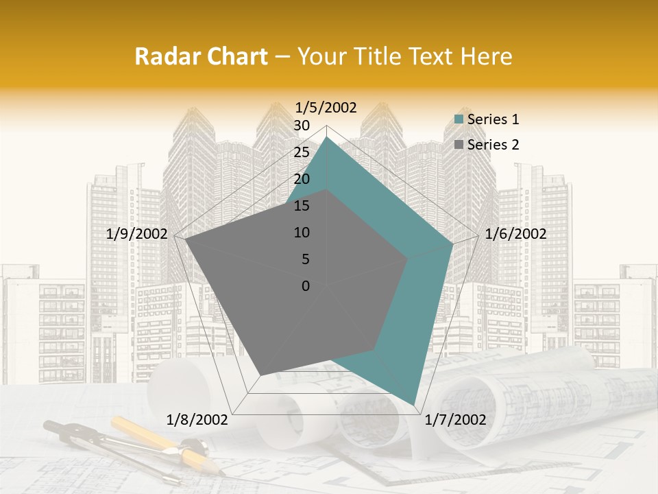 Draw Writing Instrument Estate PowerPoint Template