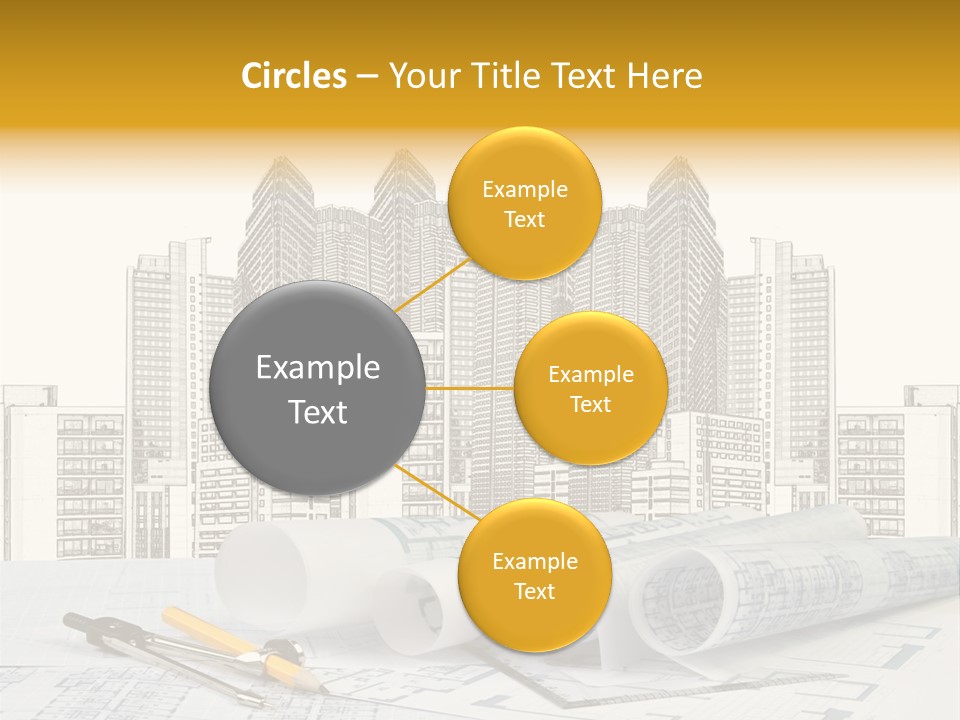 Draw Writing Instrument Estate PowerPoint Template