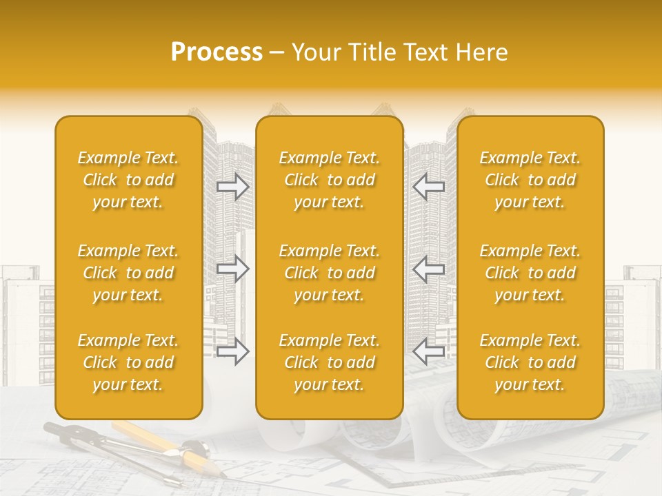 Draw Writing Instrument Estate PowerPoint Template