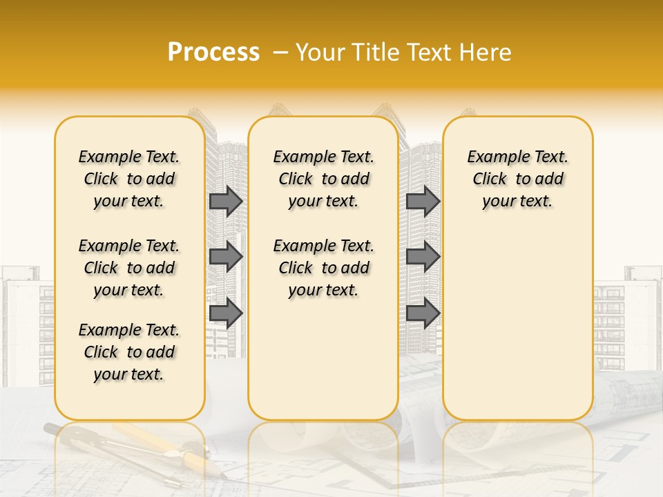 Draw Writing Instrument Estate PowerPoint Template