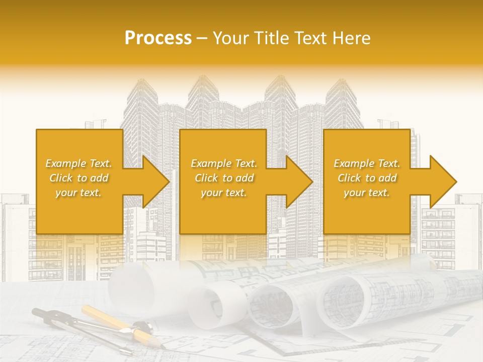 Draw Writing Instrument Estate PowerPoint Template