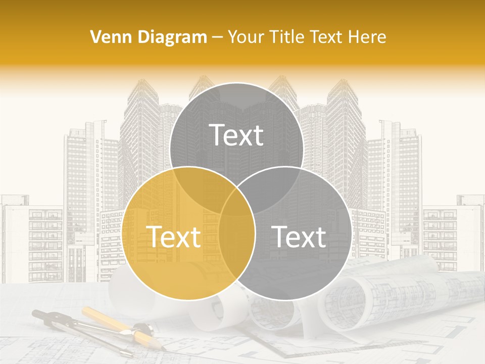 Draw Writing Instrument Estate PowerPoint Template