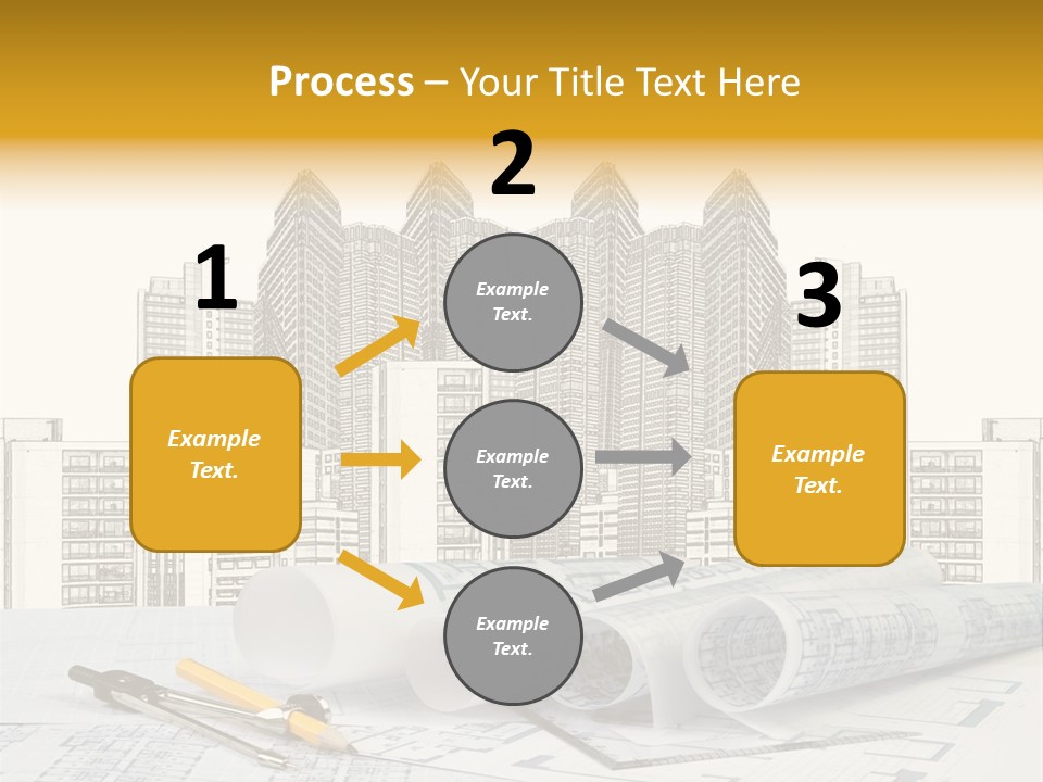 Draw Writing Instrument Estate PowerPoint Template