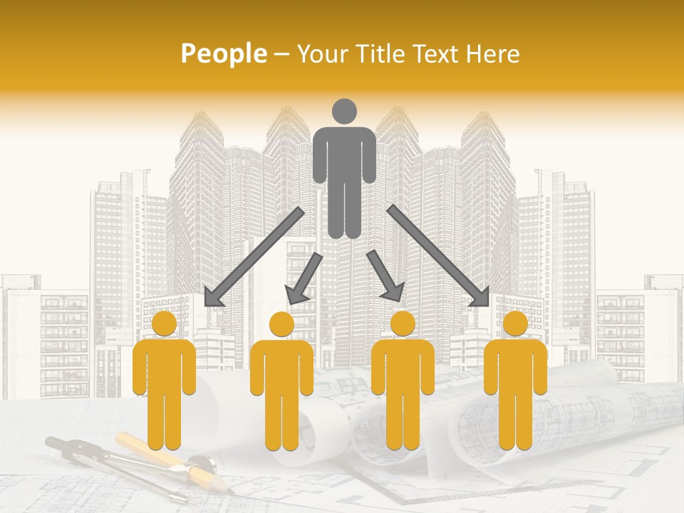 Draw Writing Instrument Estate PowerPoint Template