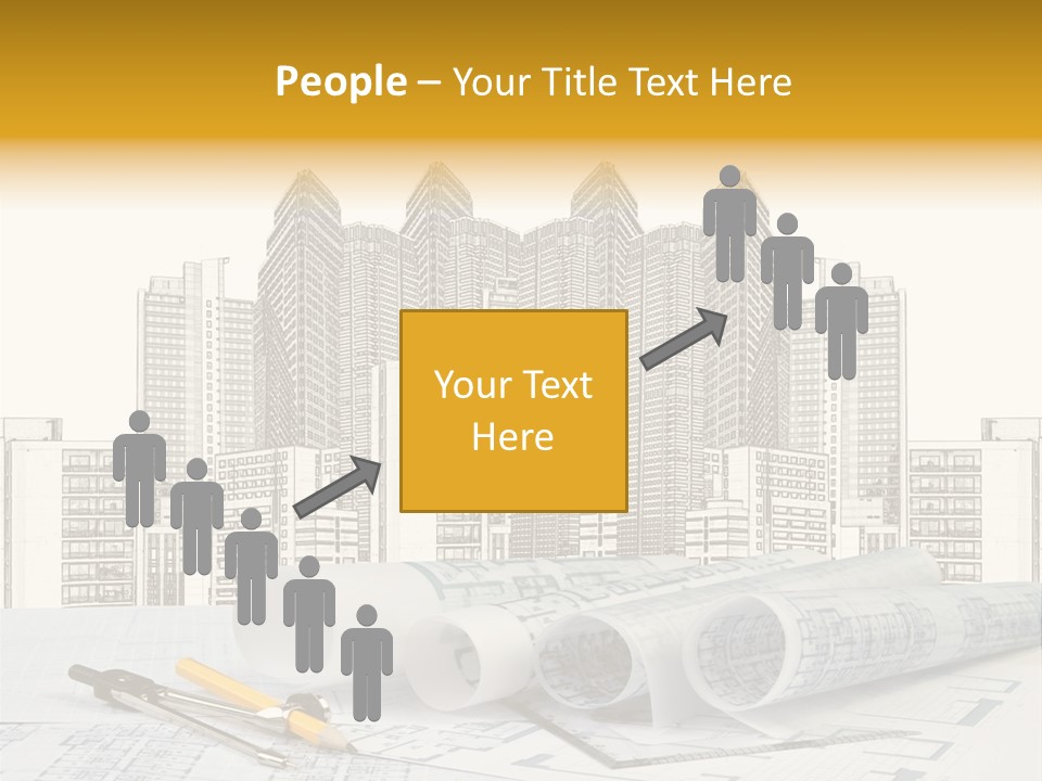 Draw Writing Instrument Estate PowerPoint Template