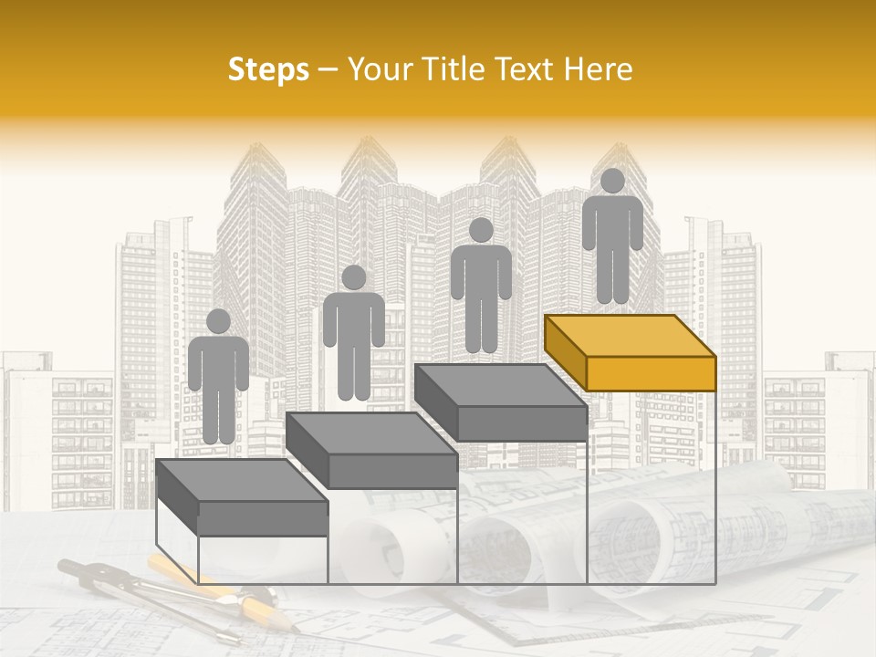 Draw Writing Instrument Estate PowerPoint Template