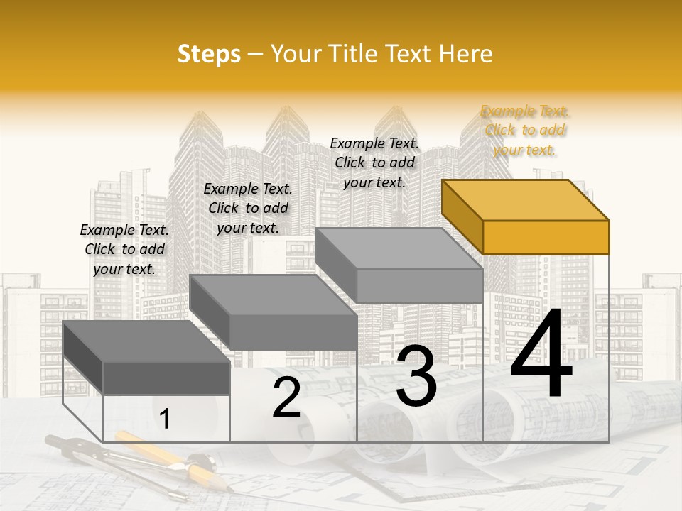 Draw Writing Instrument Estate PowerPoint Template