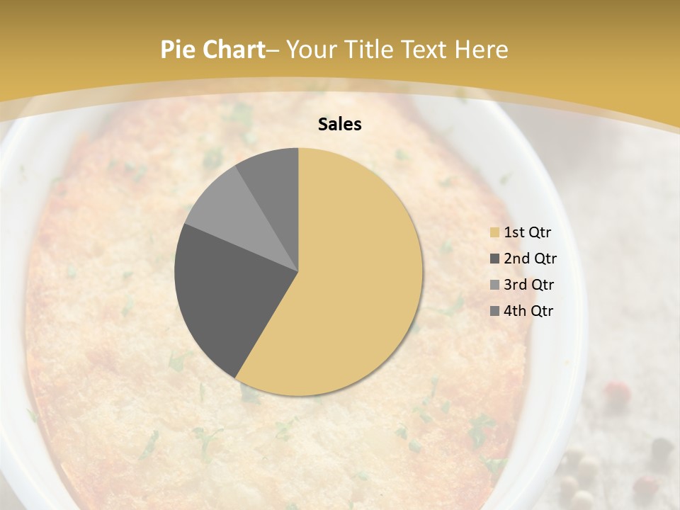 A Dish Of Food On A Table With Tomatoes And Parsley PowerPoint Template