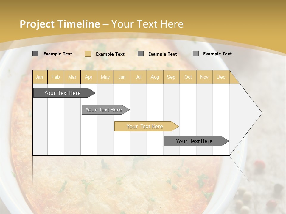 A Dish Of Food On A Table With Tomatoes And Parsley PowerPoint Template