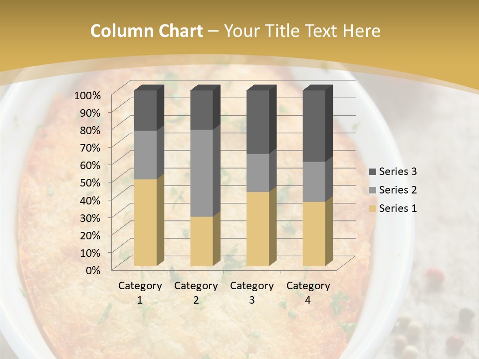 A Dish Of Food On A Table With Tomatoes And Parsley PowerPoint Template