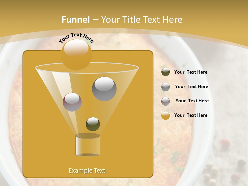 A Dish Of Food On A Table With Tomatoes And Parsley PowerPoint Template