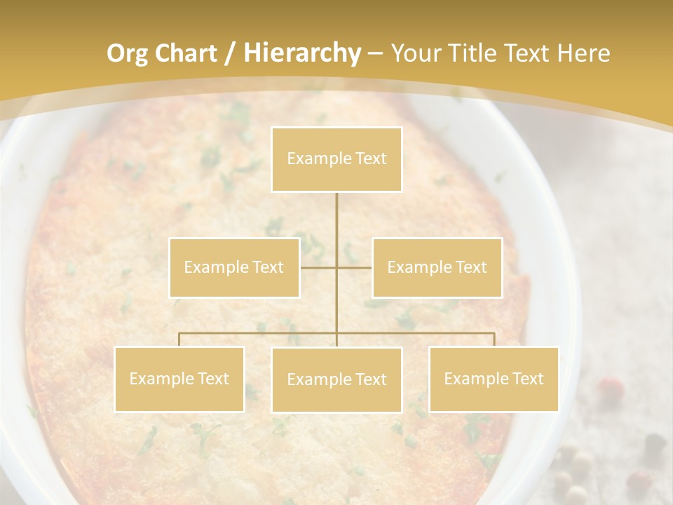 A Dish Of Food On A Table With Tomatoes And Parsley PowerPoint Template