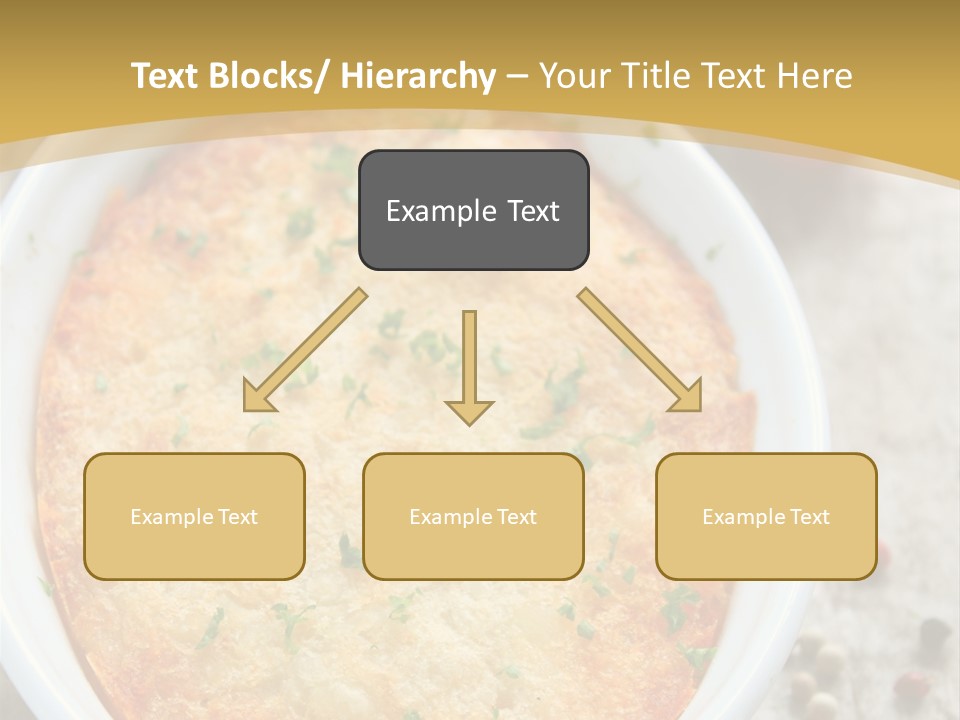 A Dish Of Food On A Table With Tomatoes And Parsley PowerPoint Template