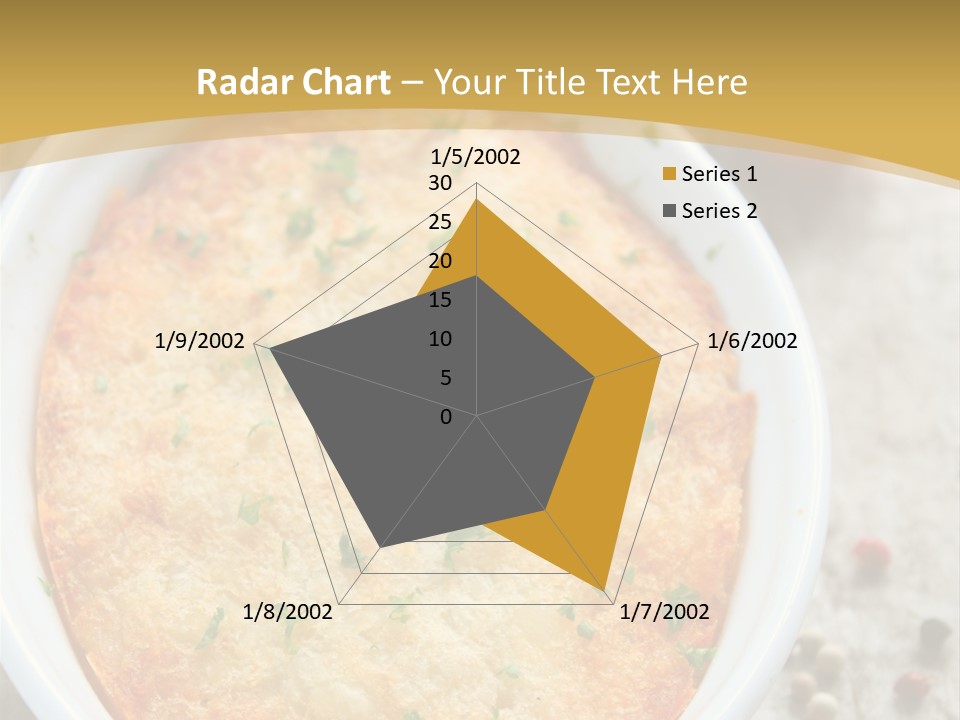 A Dish Of Food On A Table With Tomatoes And Parsley PowerPoint Template