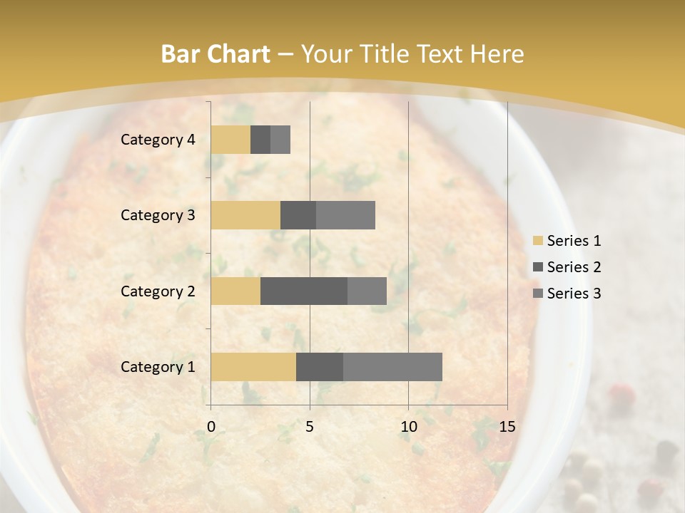 A Dish Of Food On A Table With Tomatoes And Parsley PowerPoint Template