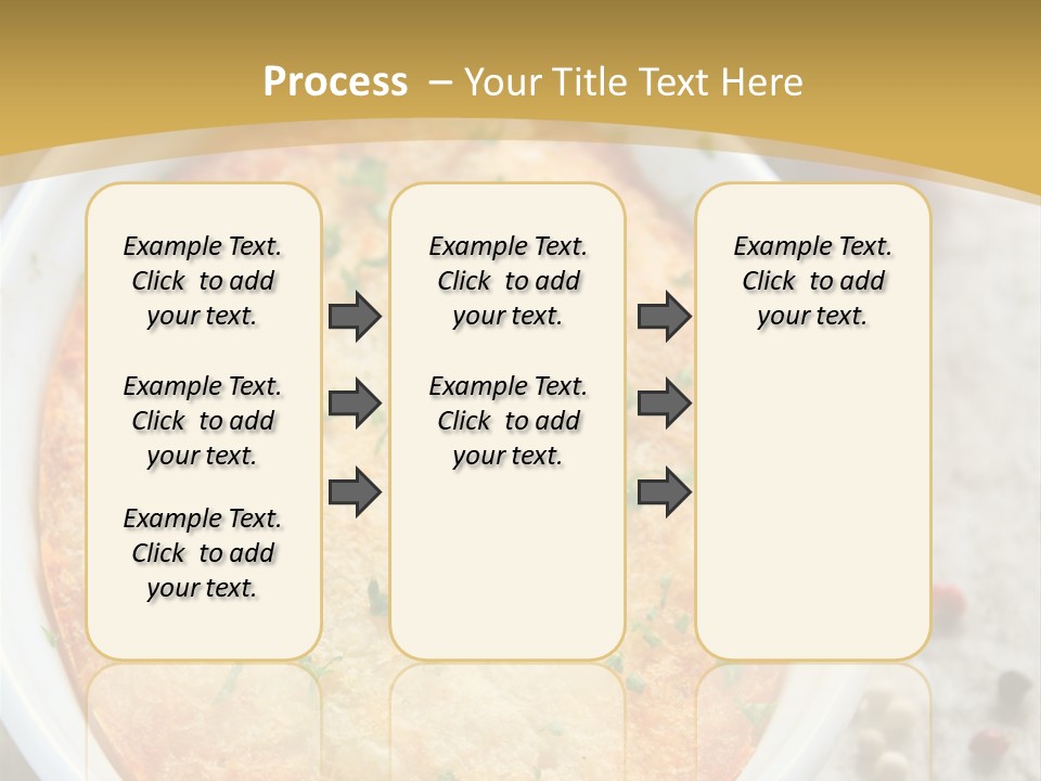 A Dish Of Food On A Table With Tomatoes And Parsley PowerPoint Template