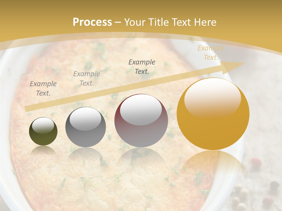 A Dish Of Food On A Table With Tomatoes And Parsley PowerPoint Template
