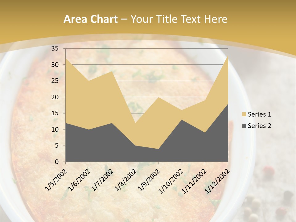 A Dish Of Food On A Table With Tomatoes And Parsley PowerPoint Template