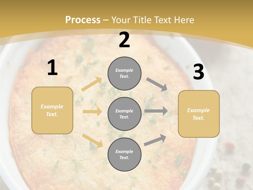 A Dish Of Food On A Table With Tomatoes And Parsley PowerPoint Template