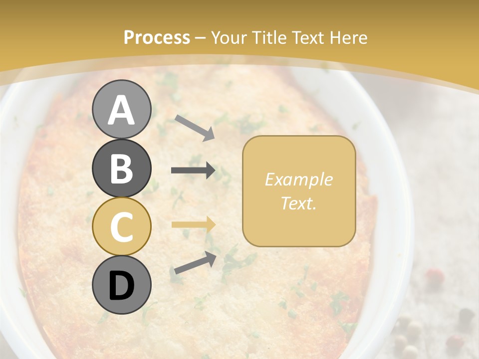 A Dish Of Food On A Table With Tomatoes And Parsley PowerPoint Template
