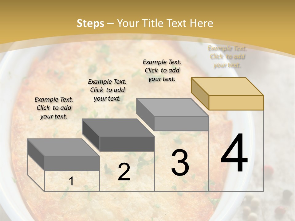 A Dish Of Food On A Table With Tomatoes And Parsley PowerPoint Template
