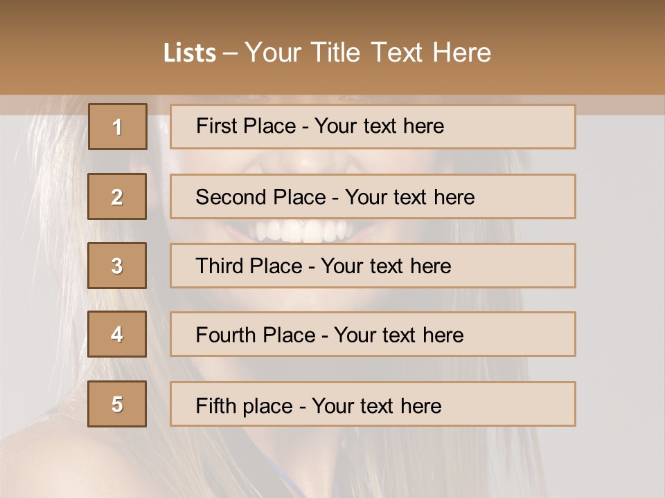 Studio Pension Posing PowerPoint Template