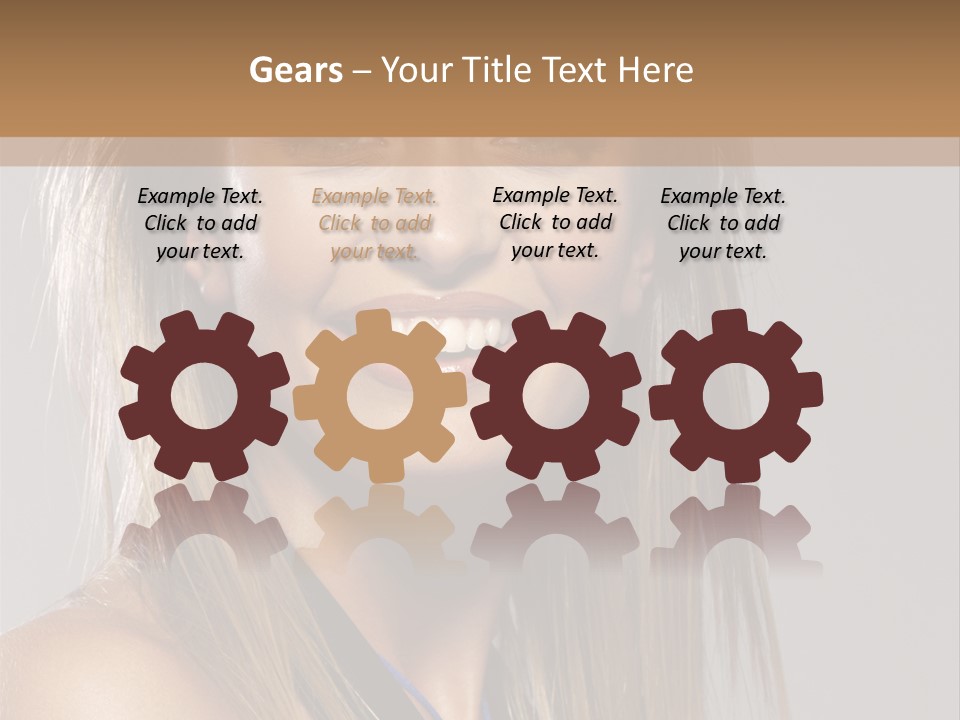 Studio Pension Posing PowerPoint Template