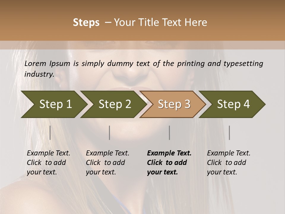 Studio Pension Posing PowerPoint Template