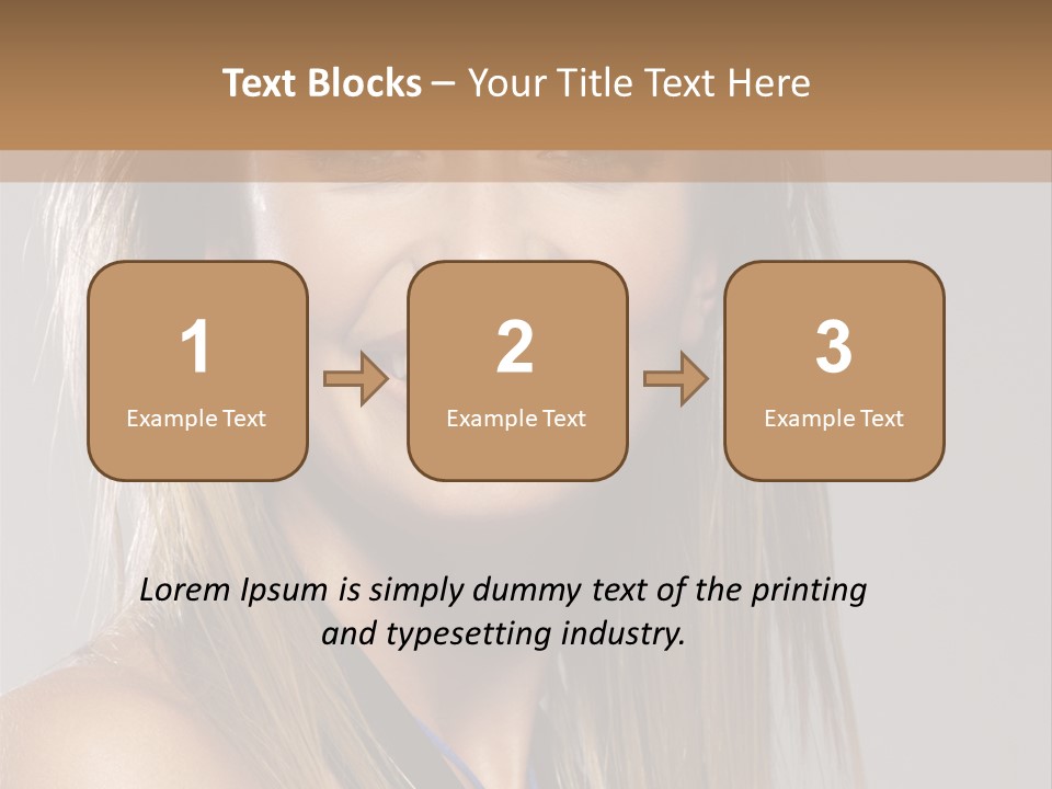 Studio Pension Posing PowerPoint Template