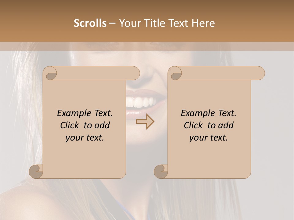 Studio Pension Posing PowerPoint Template