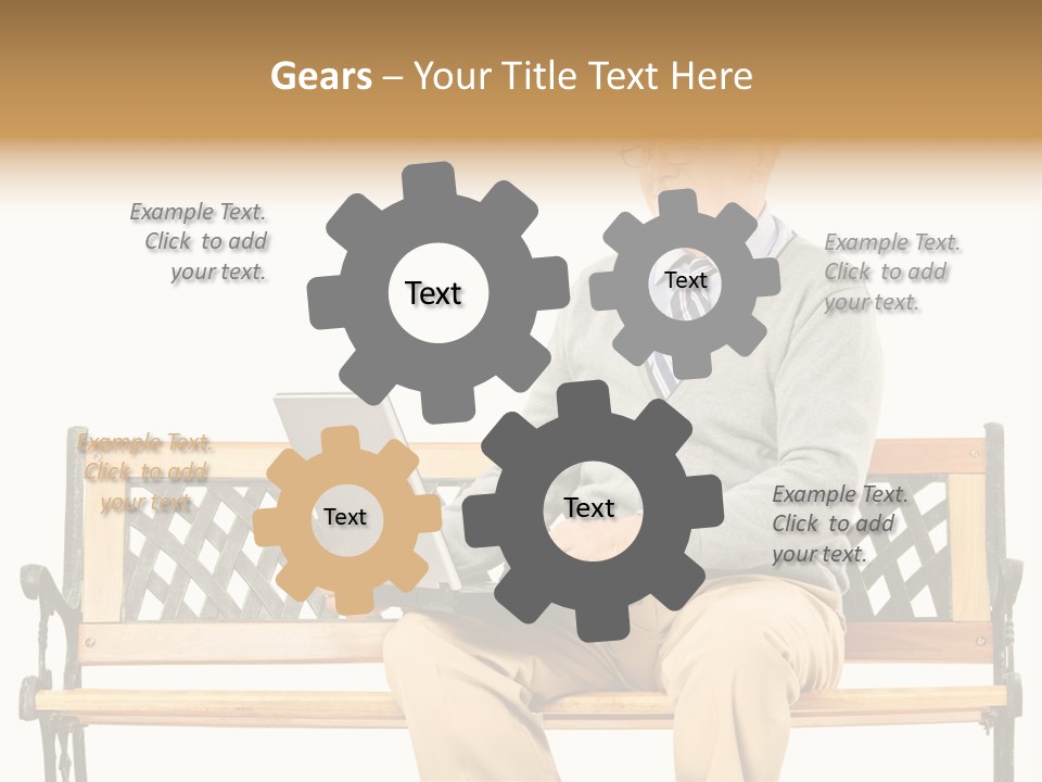 Studio Pension Posing PowerPoint Template