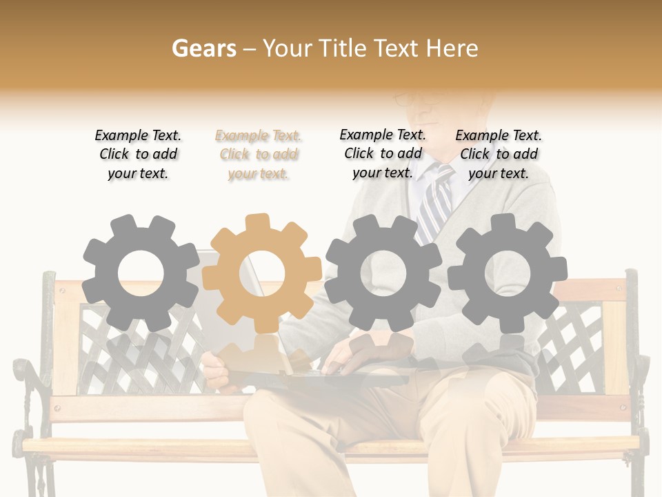 Studio Pension Posing PowerPoint Template