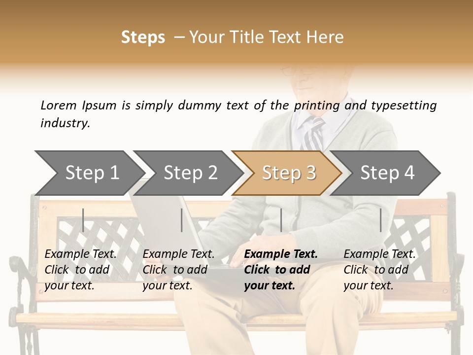 Studio Pension Posing PowerPoint Template