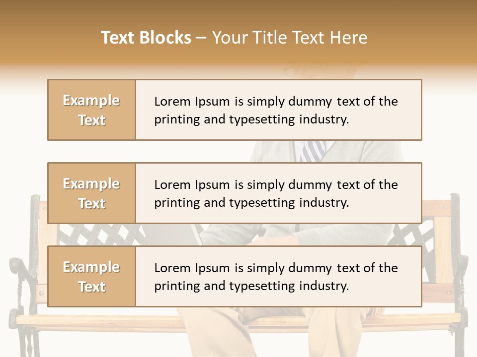 Studio Pension Posing PowerPoint Template