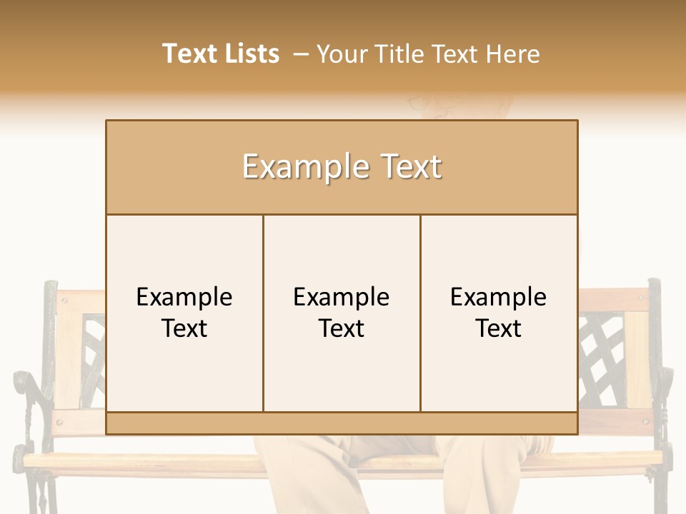 Studio Pension Posing PowerPoint Template