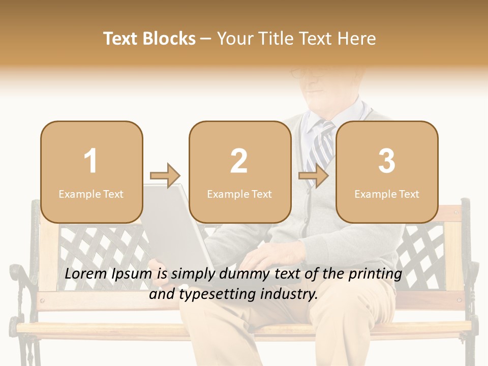 Studio Pension Posing PowerPoint Template