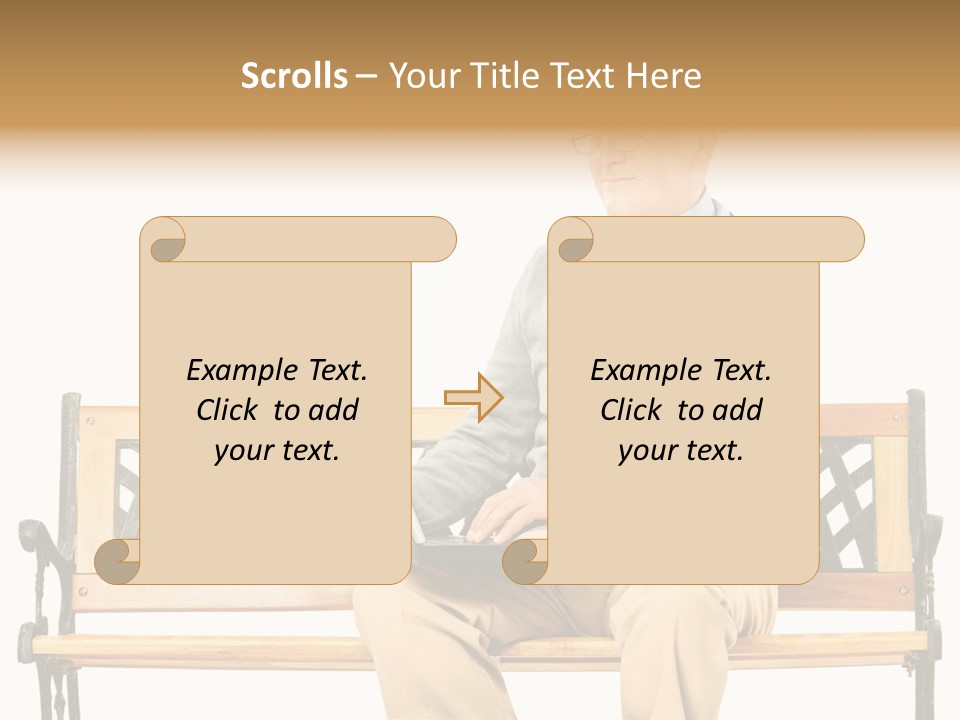 Studio Pension Posing PowerPoint Template