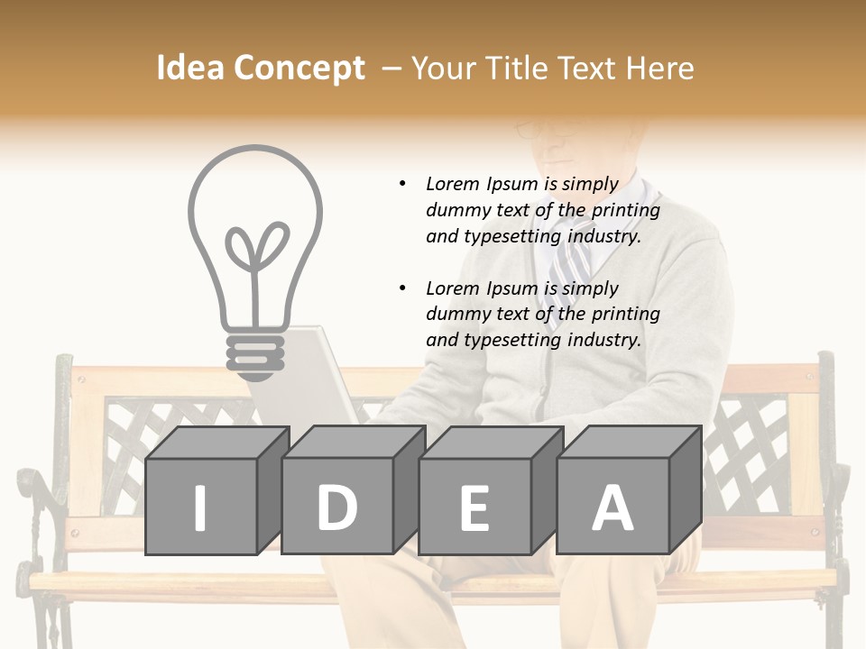 Studio Pension Posing PowerPoint Template