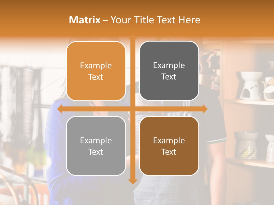 Vase Gift Seller PowerPoint Template