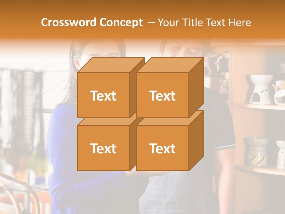 Vase Gift Seller PowerPoint Template