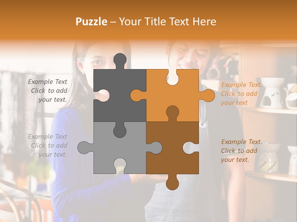 Vase Gift Seller PowerPoint Template