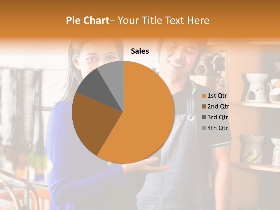 Vase Gift Seller PowerPoint Template