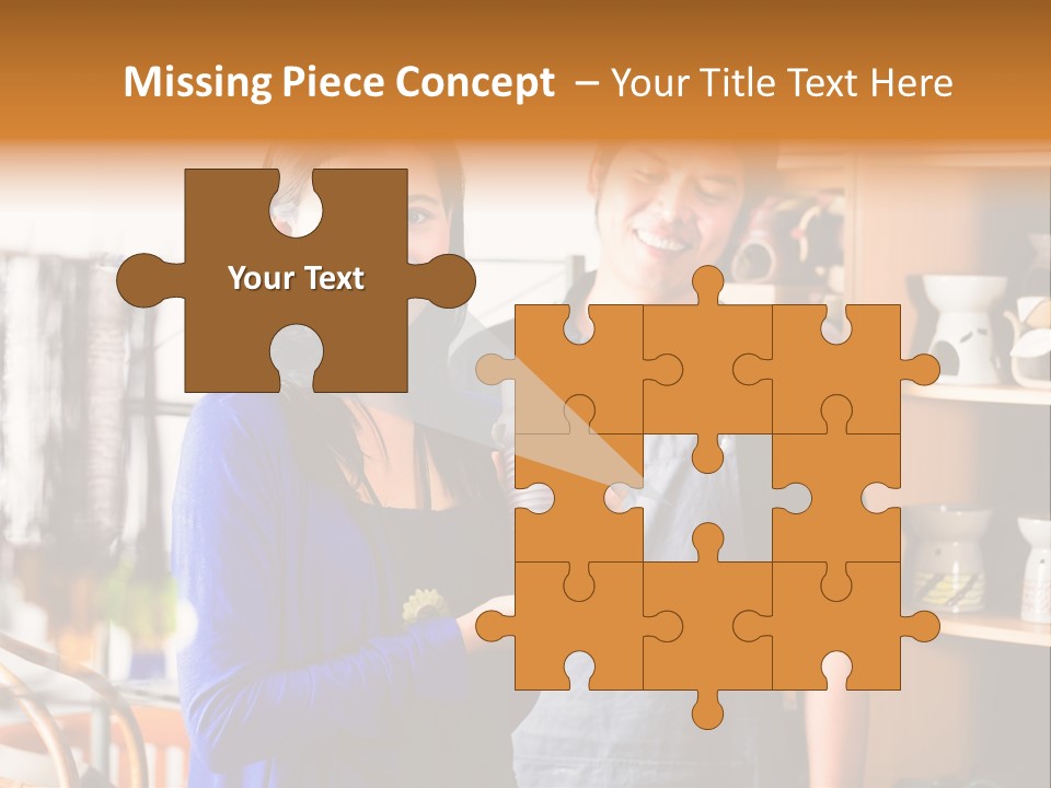 Vase Gift Seller PowerPoint Template