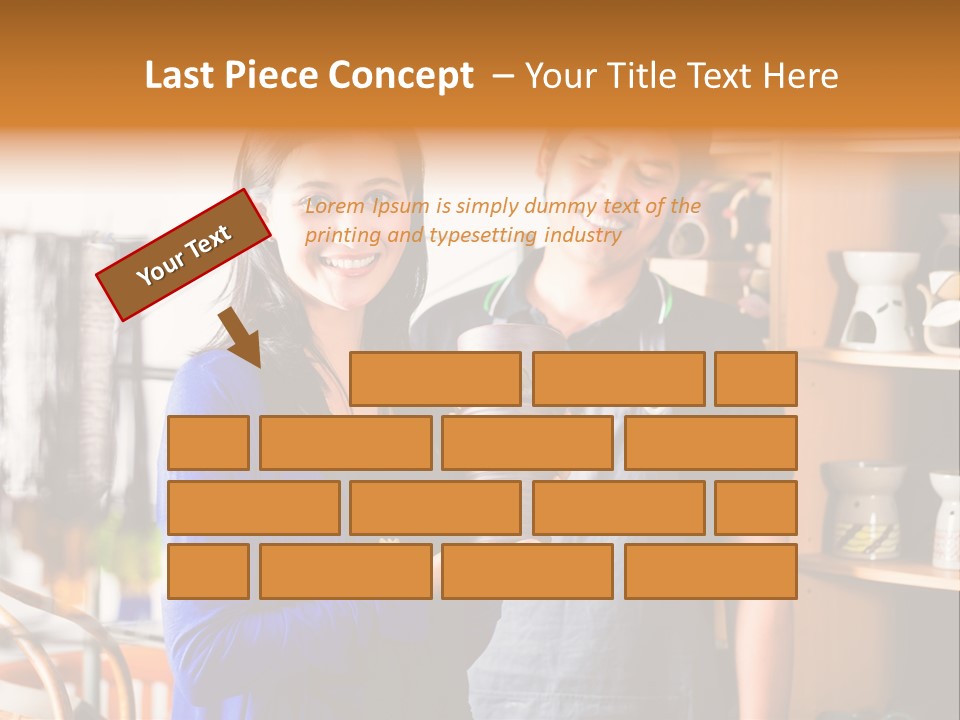 Vase Gift Seller PowerPoint Template