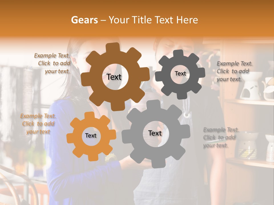 Vase Gift Seller PowerPoint Template