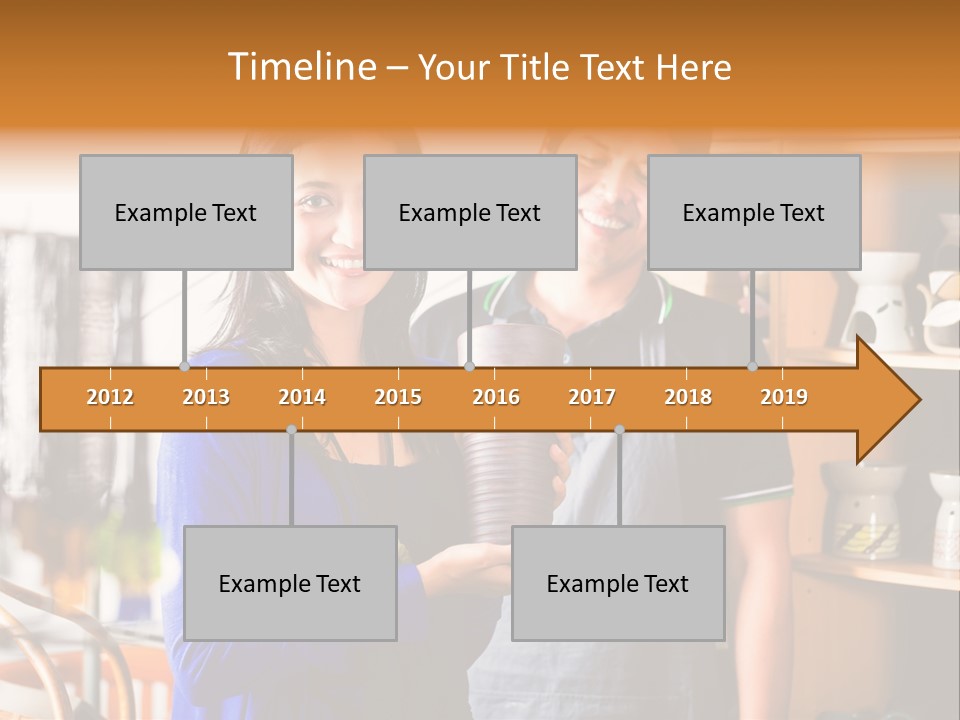 Vase Gift Seller PowerPoint Template