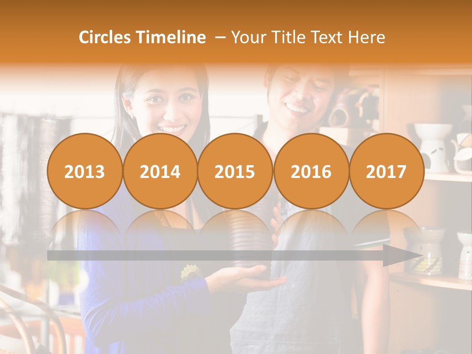 Vase Gift Seller PowerPoint Template